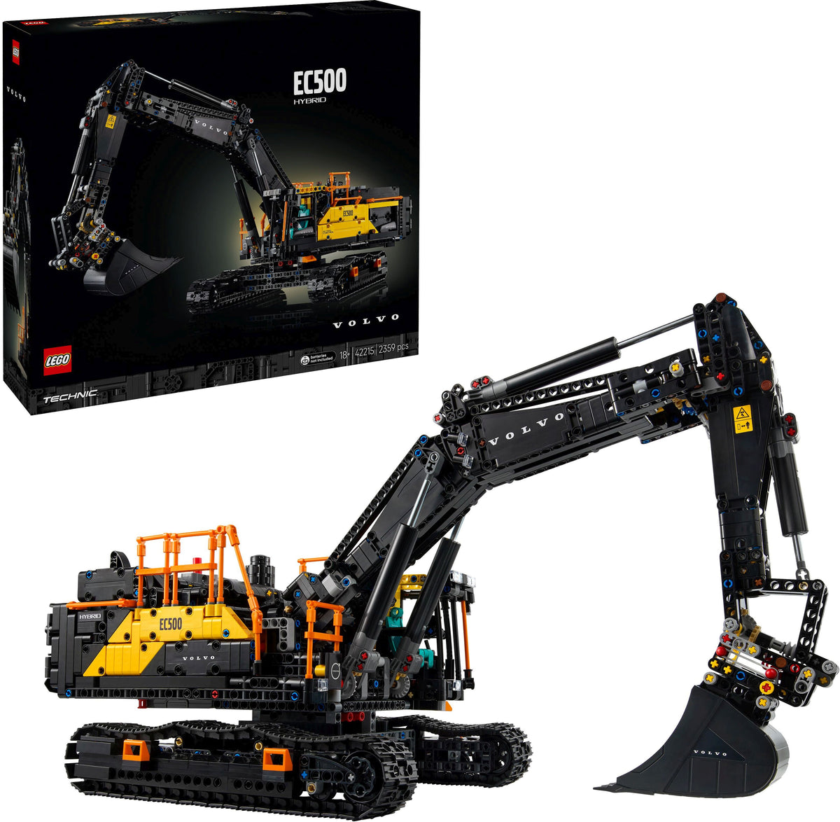 LEGO Technic Volvo EC500 Hybrid Bagger 42215, 2.359 Teile