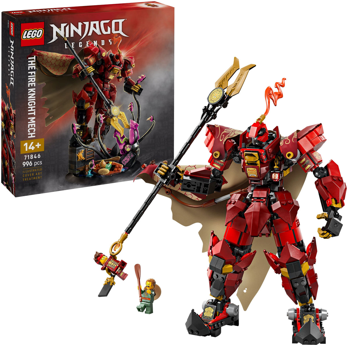 LEGO® NINJAGO 71846 Der Feuerritter-Mech – 996 Teile