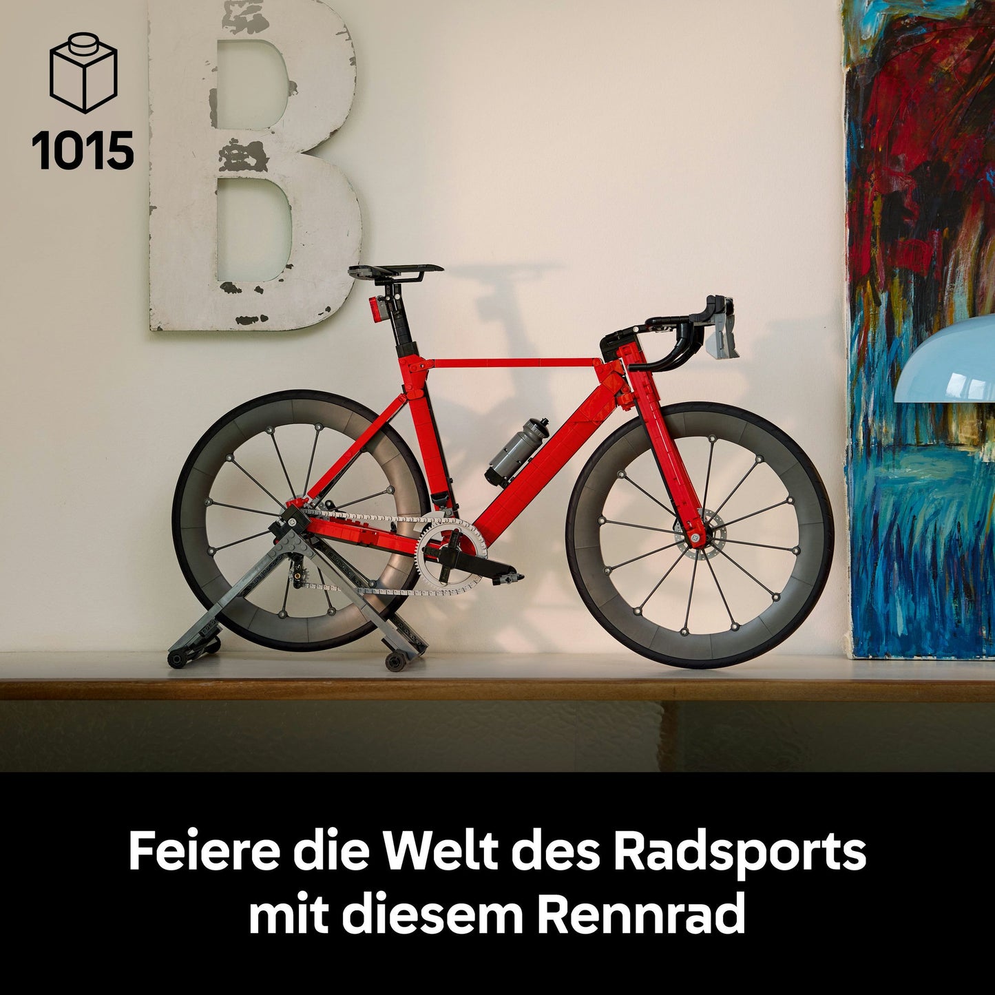 LEGO Icons 11380 Rennrad – 1.015 Teile für Erwachsene