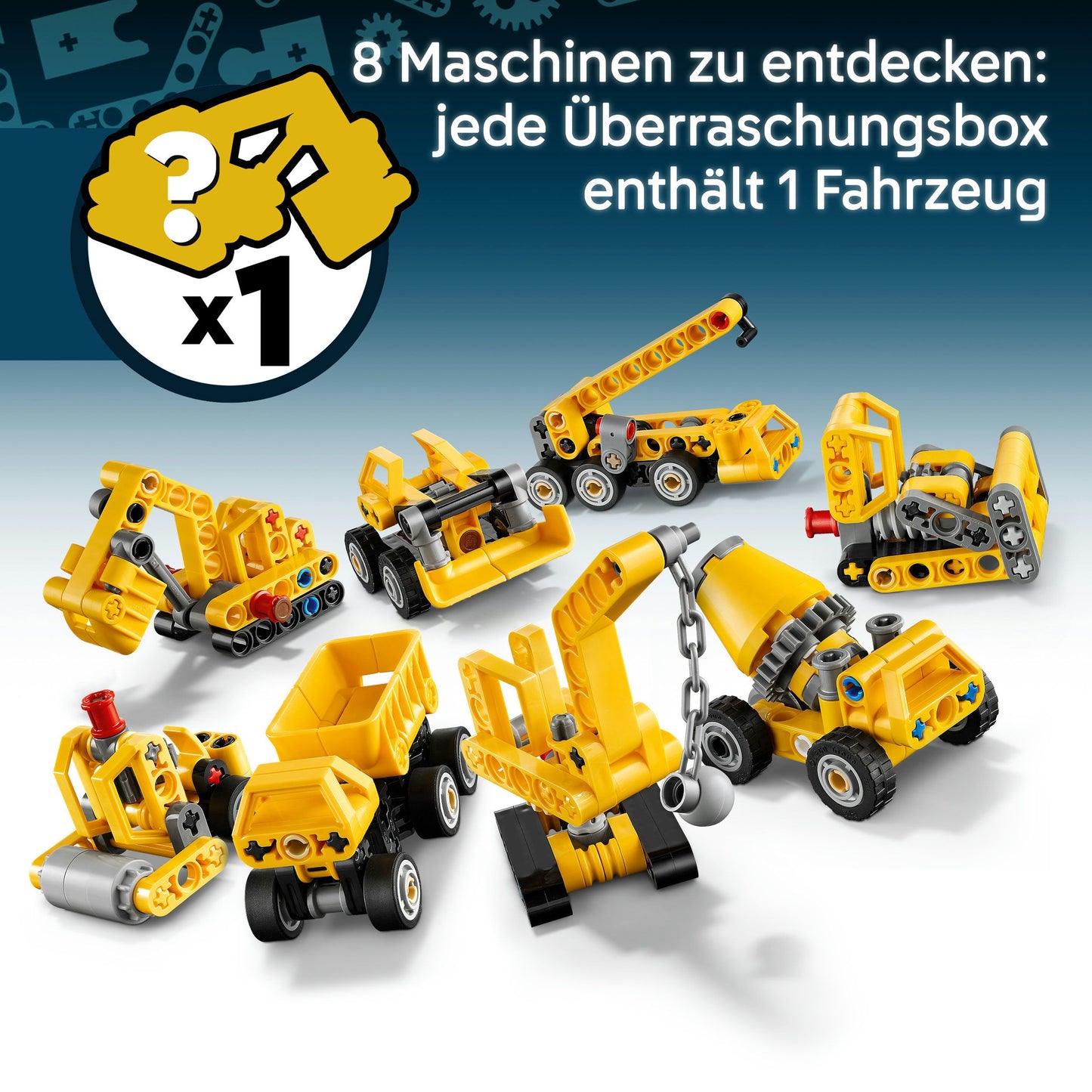 LEGO Technic Mächtige Maschinen 42233 – 1 von 8, zufällig