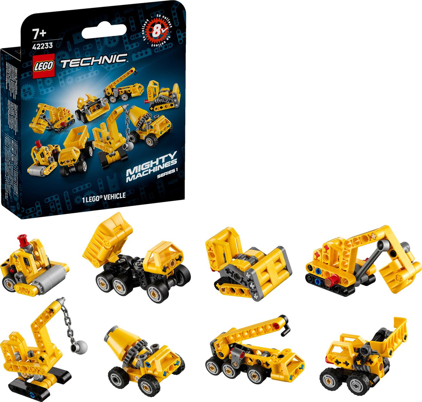 LEGO Technic Mächtige Maschinen 42233 – 1 von 8, zufällig