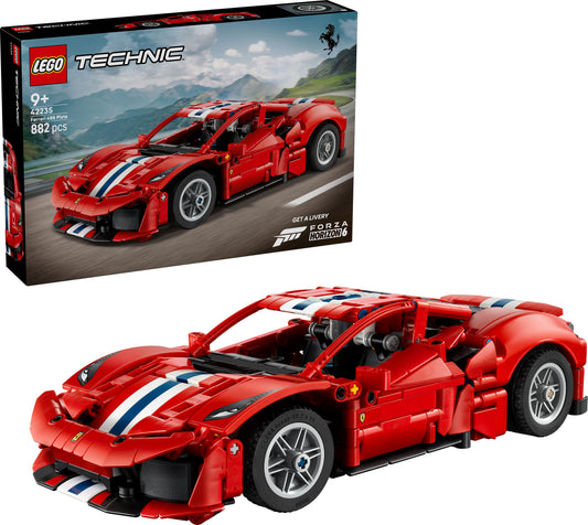 LEGO Technic Ferrari 488 Pista 42235, 882 Teile
