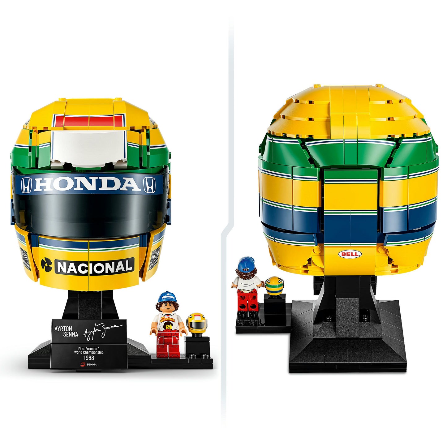 LEGO® 43024 Ayrton Senna Helm – 931 Teile Modellbau