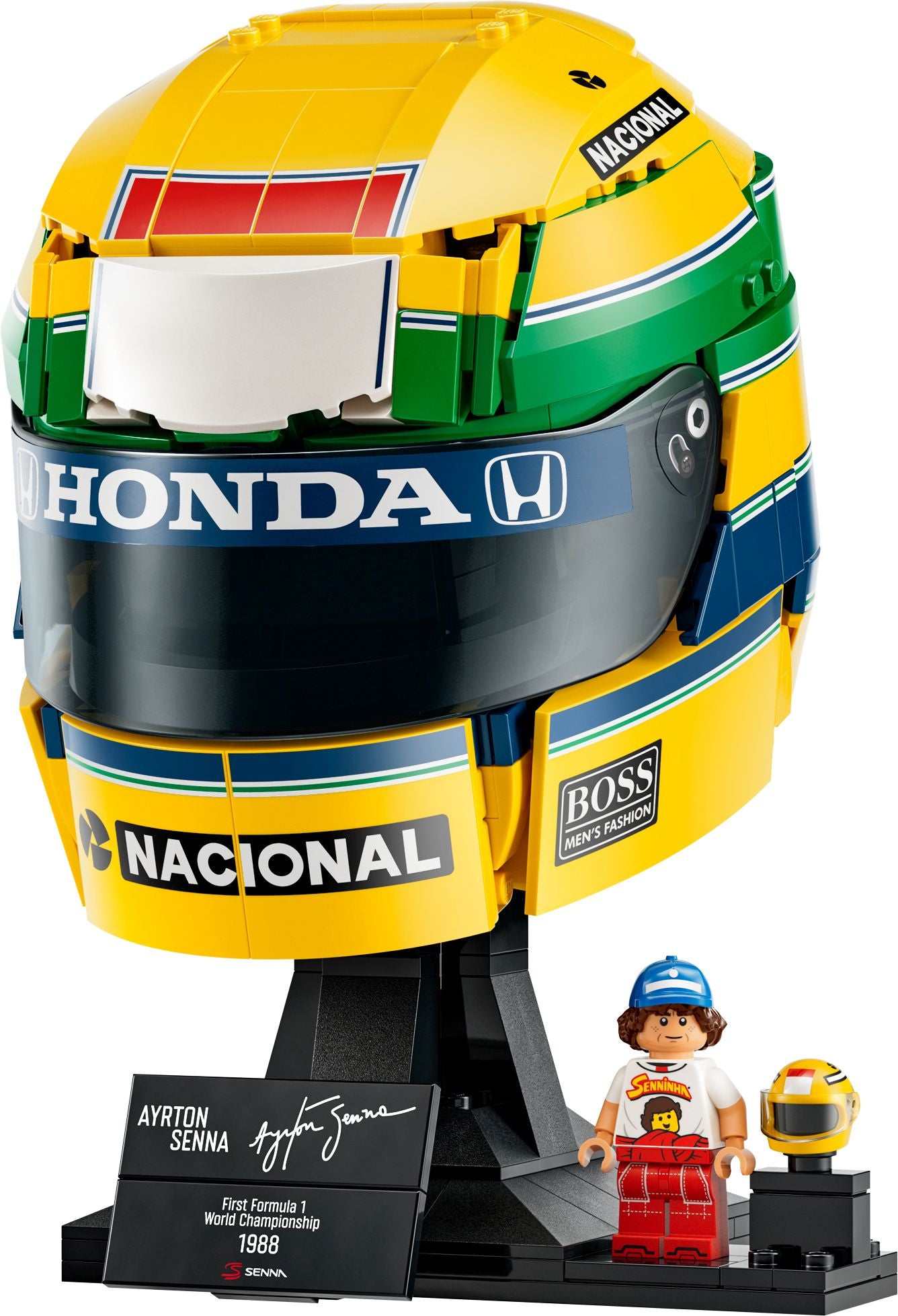 LEGO® 43024 Ayrton Senna Helm – 931 Teile Modellbau