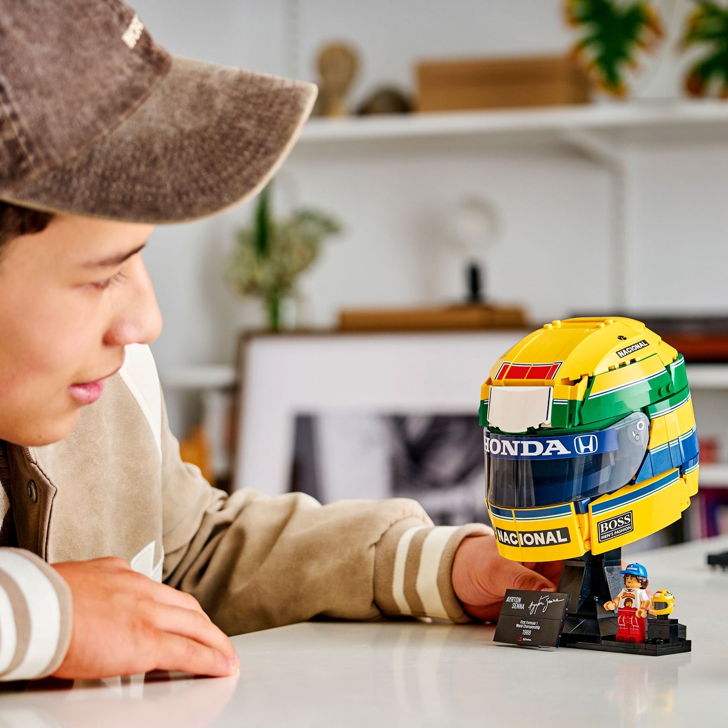 LEGO® 43024 Ayrton Senna Helm – 931 Teile Modellbau