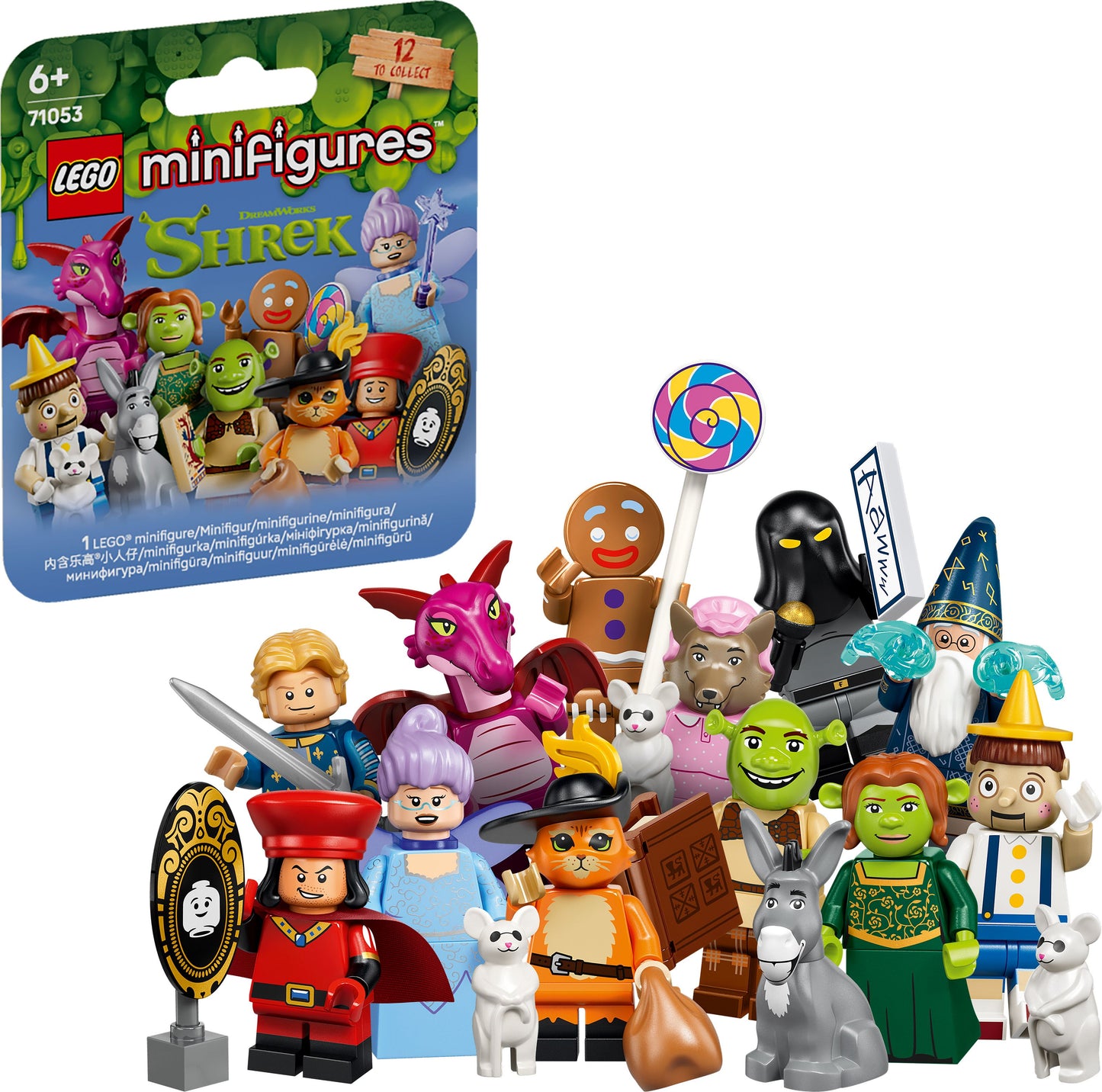 LEGO Minifiguren Shrek 71053 – 1 v. 12 zufällig