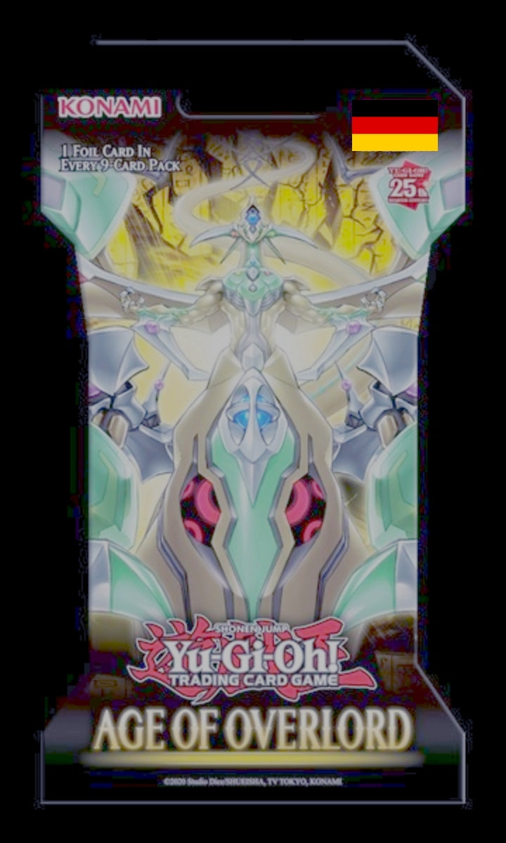 Yu-Gi-Oh! Age of Overlord - Deutsche Karten 1. Auflage - 1 Sleeved Booster Pack