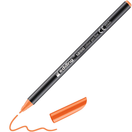 edding 1200 colourpen Fasermaler orange – 1 mm