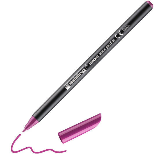 edding 1200 colourpen Fasermaler rot-violett – 1 mm