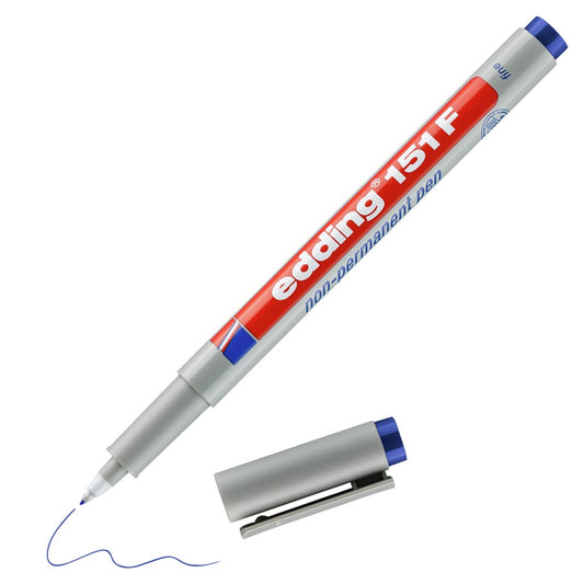 edding 151 F Folienschreiber – Non-permanent, Blau
