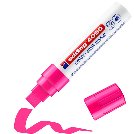 edding 4090 Kreidemarker neonpink – 4–15 mm Keilspitze