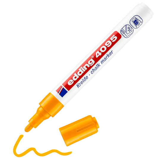 edding 4095 Kreidemarker neonorange – Fenster & Glas