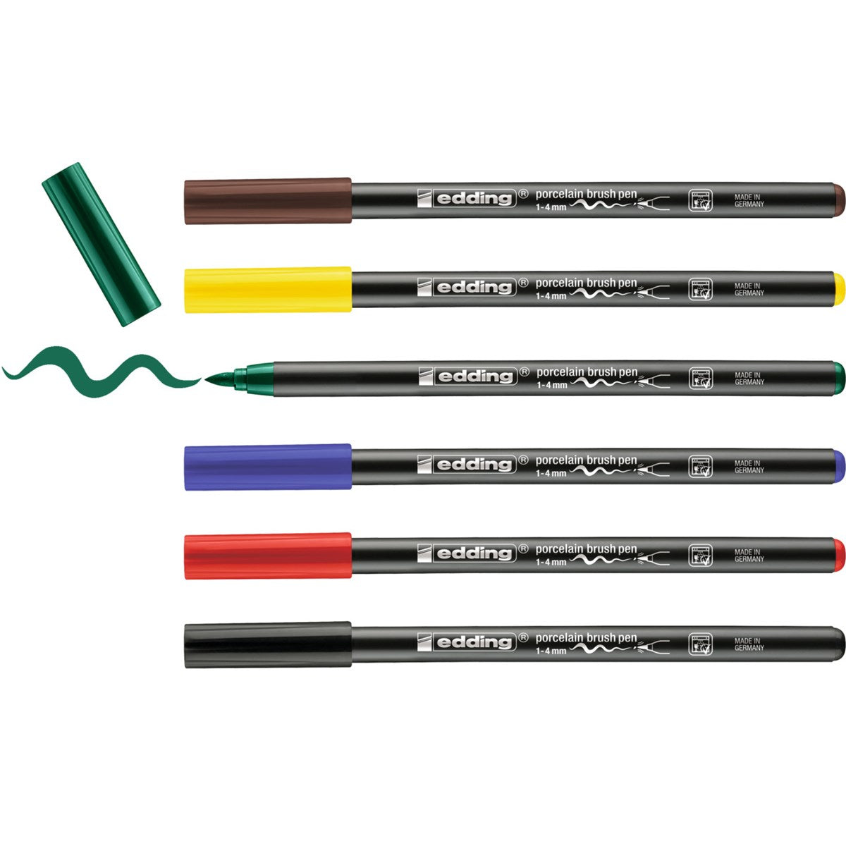 edding 4200 Porzellanpinselstift family colors 6er-Set