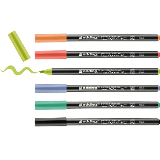 edding 4200 Porzellanpinselstift vivid 6er-Set