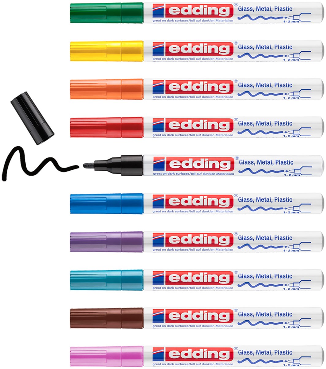 edding 751 Lackmarker 10er-Set Box – Glanzlack