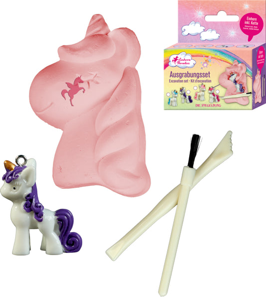 Spiegelburg Mini Ausgrabungsset Einhorn – 1 v. 4 zuf.