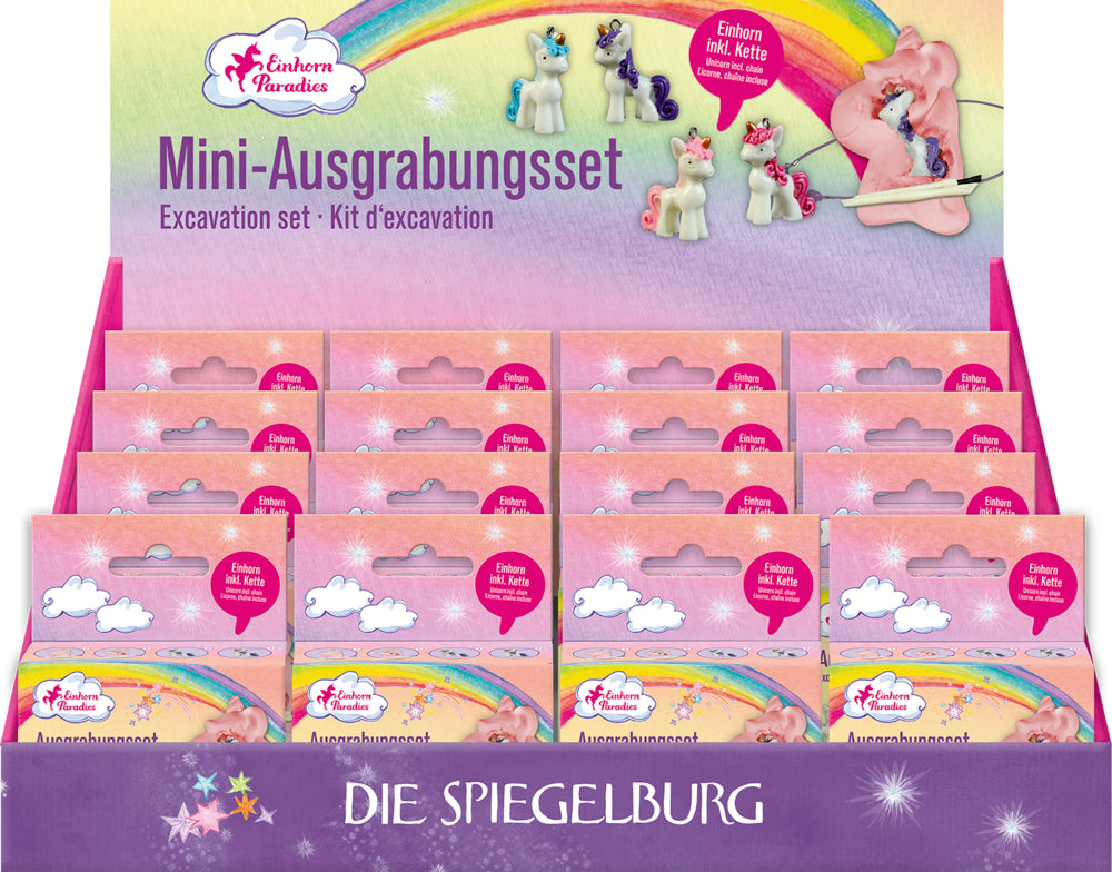 Spiegelburg Mini Ausgrabungsset Einhorn – 1 v. 4 zuf.