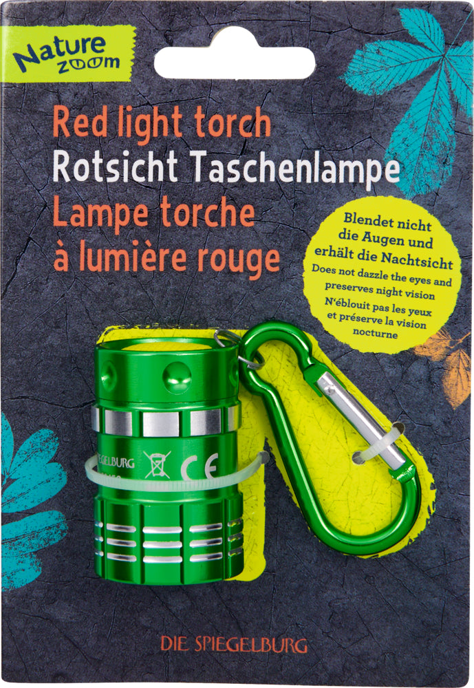 Spiegelburg Nature Zoom Rotsicht-Taschenlampe LED
