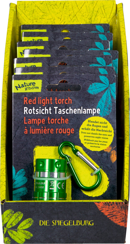 Spiegelburg Nature Zoom Rotsicht-Taschenlampe LED