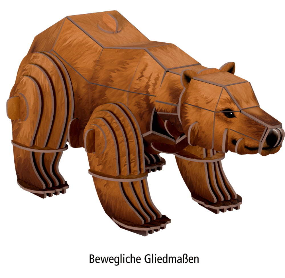 Spiegelburg Nature Zoom 3D Mini-Bausatz Bär 59 Teile