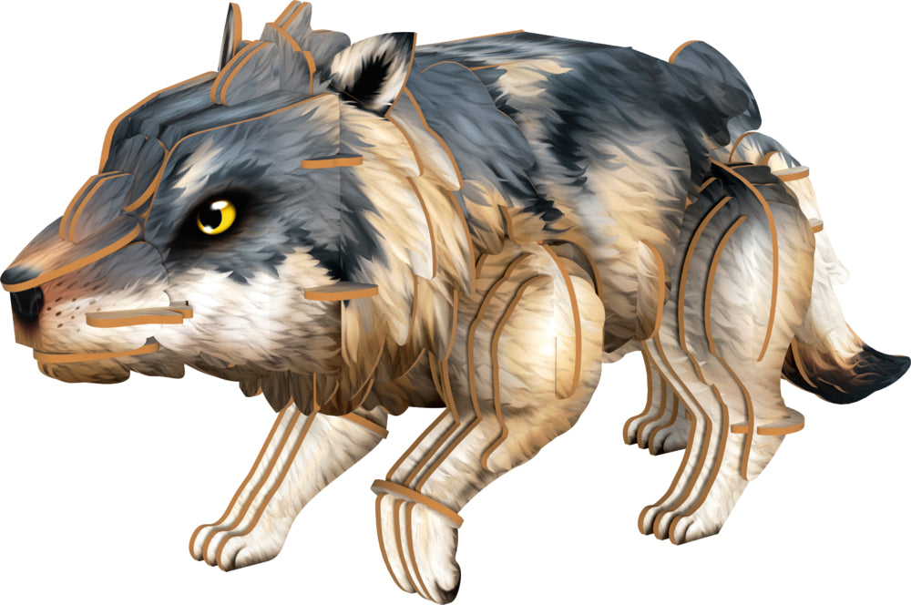 Spiegelburg Nature Zoom 3D Mini-Bausatz Wolf 58 Teile