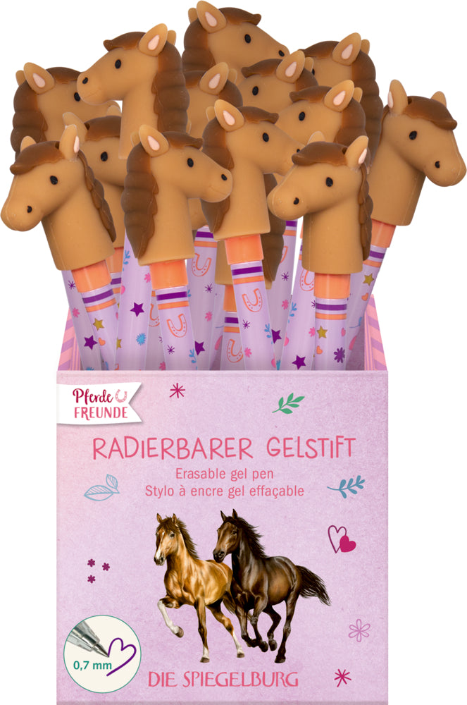 Spiegelburg Pferdefreunde Radierbarer Gelstift 0,7 mm lila