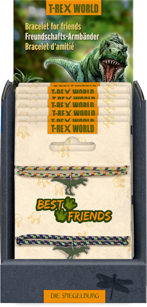 Spiegelburg T-Rex World Freundschafts-Armbänder verstellbar