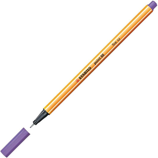 STABILO point 88 Fineliner - Violett | Präzise Linienführung für Profis