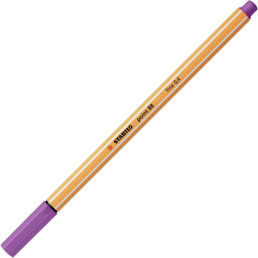 STABILO point 88 Fineliner - Pflaume - Präzise Linienführung für Profis
