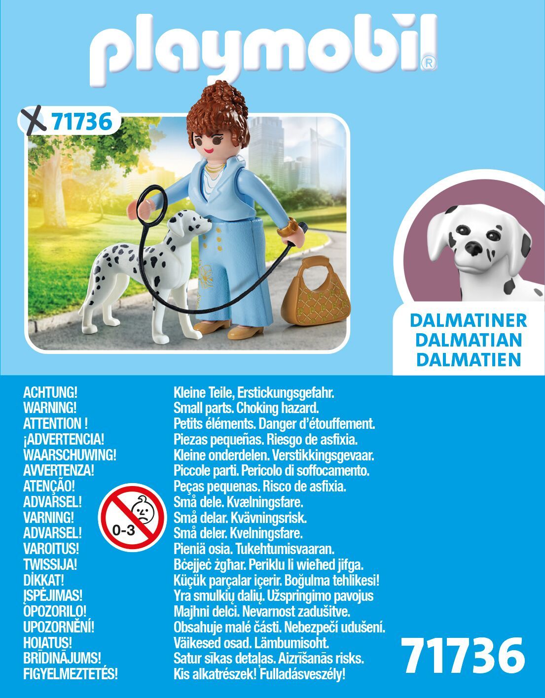 Playmobil Managerin mit Dalmatiner 71736