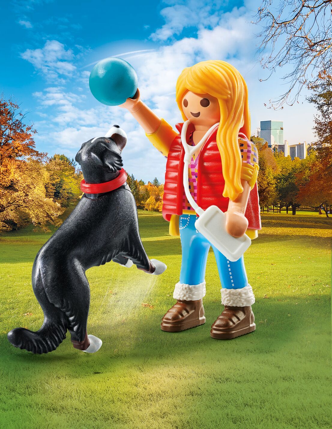 Playmobil Frau mit Sennenhund 71738