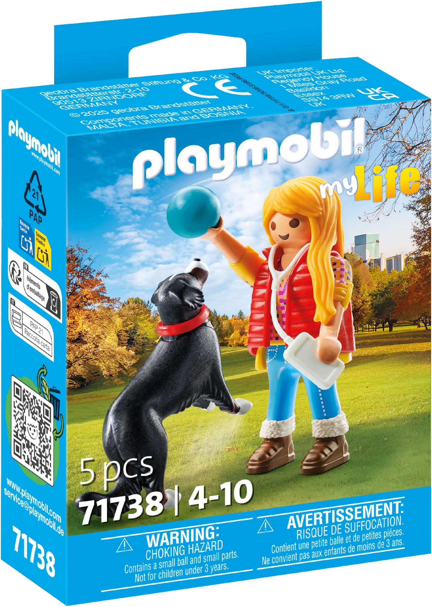 Playmobil Frau mit Sennenhund 71738