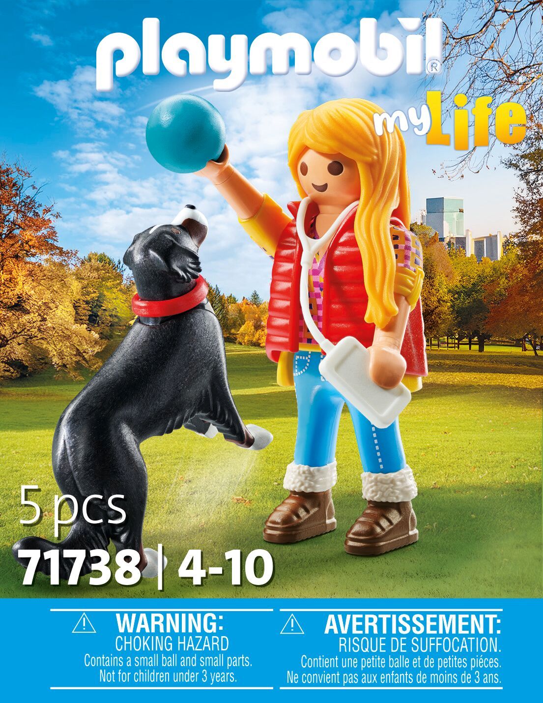 Playmobil Frau mit Sennenhund 71738