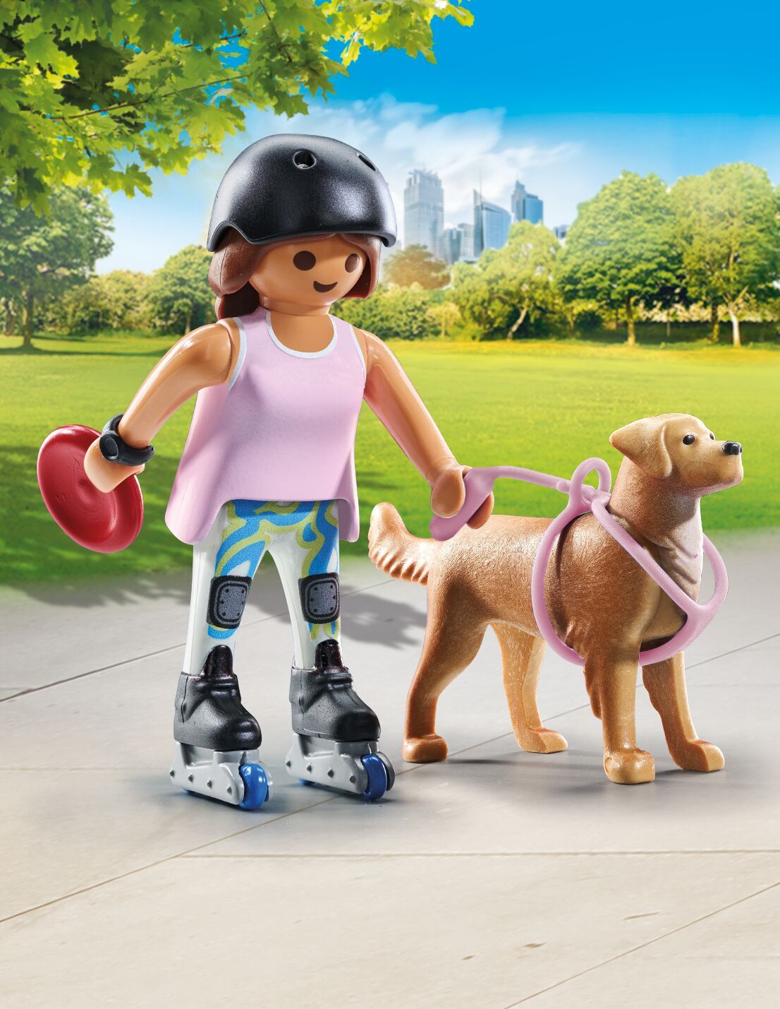 Playmobil Inline-Skaterin mit Retriever 71739