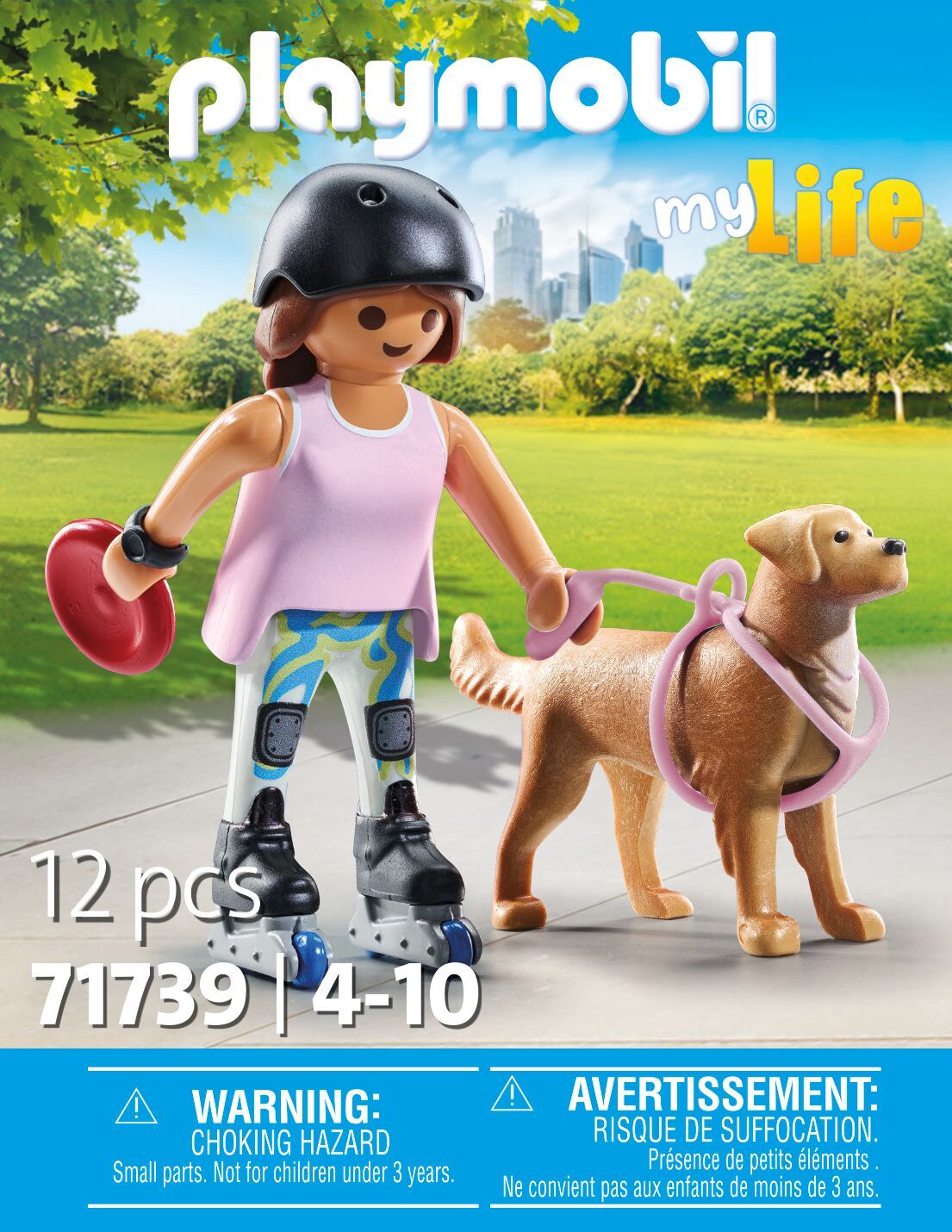 Playmobil Inline-Skaterin mit Retriever 71739