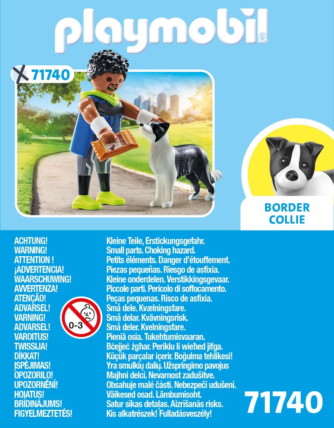Playmobil Jogger mit Border Collie 71740