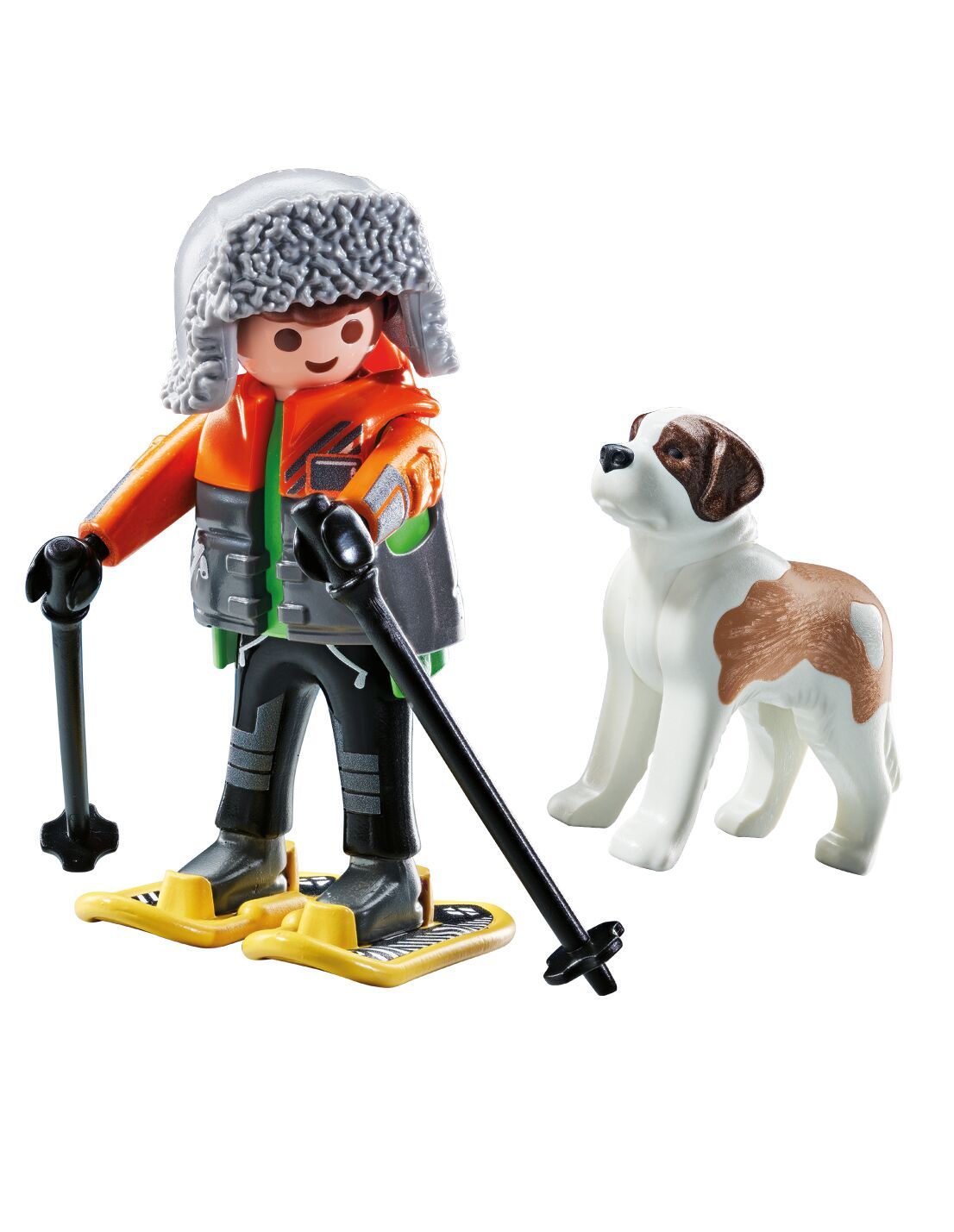 Playmobil Schneeschuhwanderer mit Bernhardiner 71741