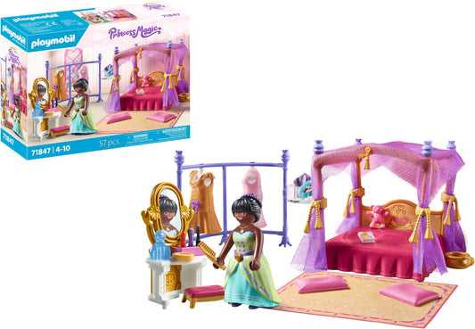 PLAYMOBIL 71847 Prinzessinnen-Schlafzimmer, 57 Teile