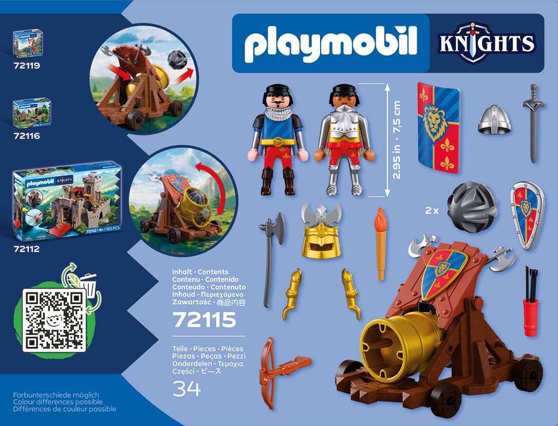 Playmobil Löwenritter mit Balliste 72115