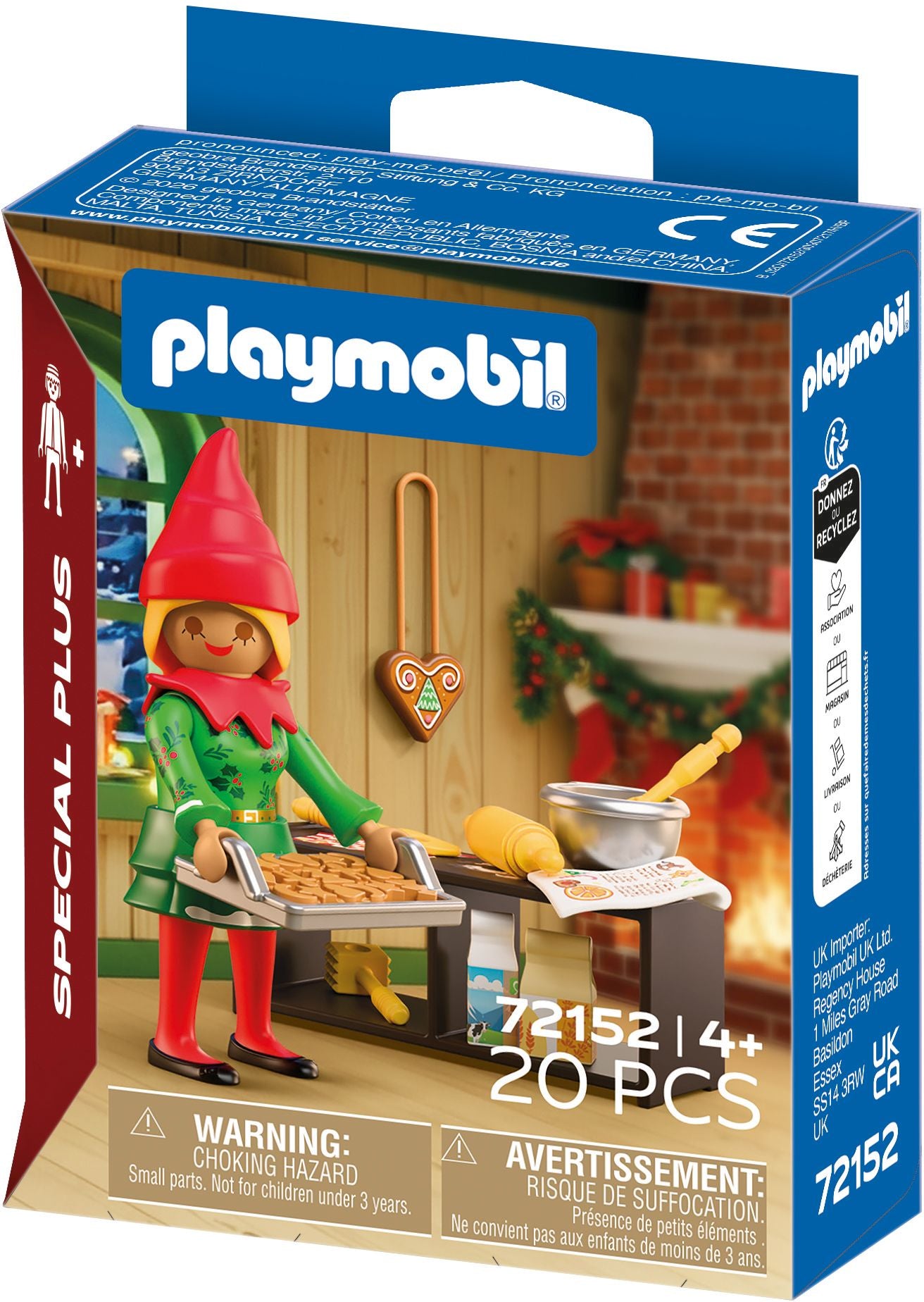 Weihnachtself mit Plätzchen
