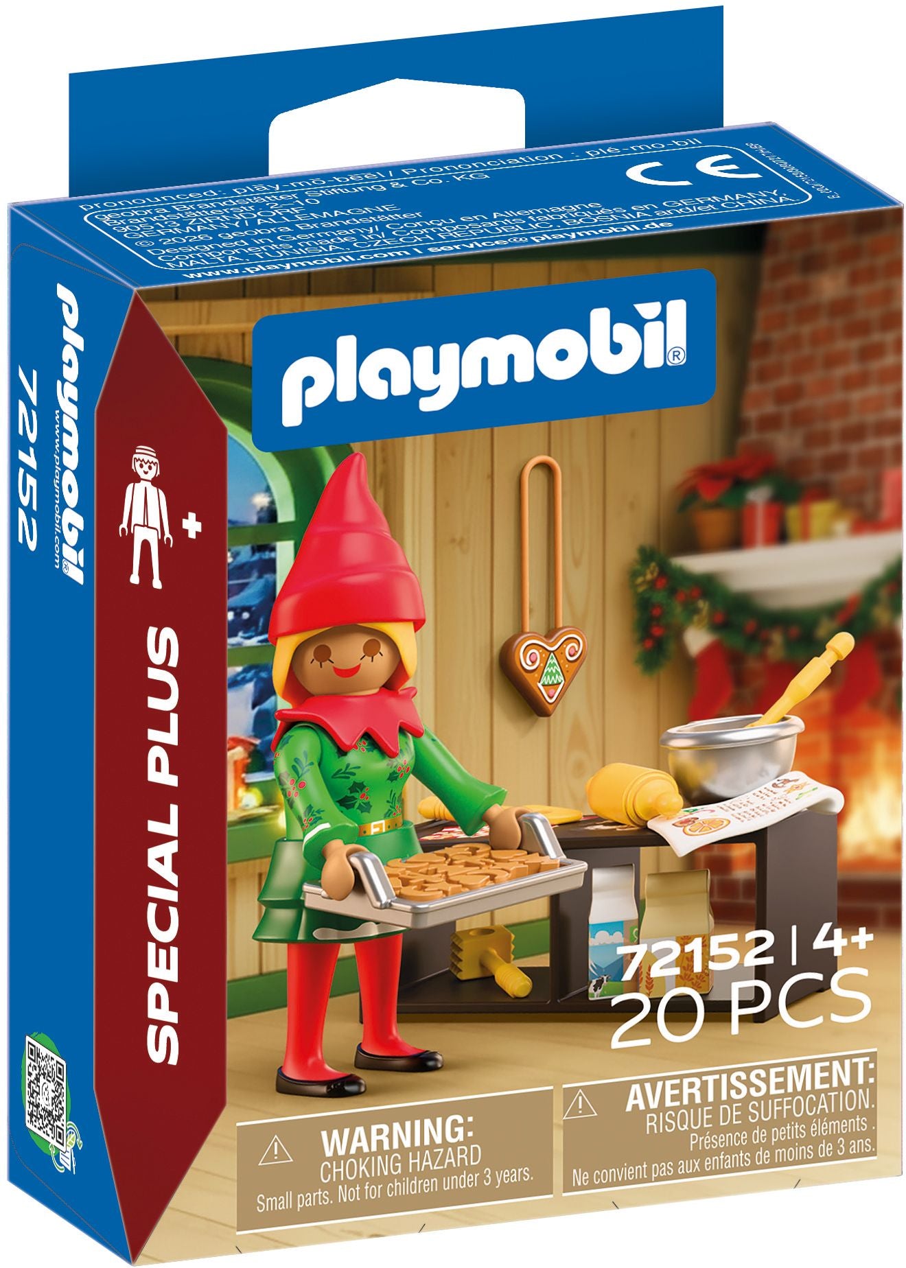 Weihnachtself mit Plätzchen