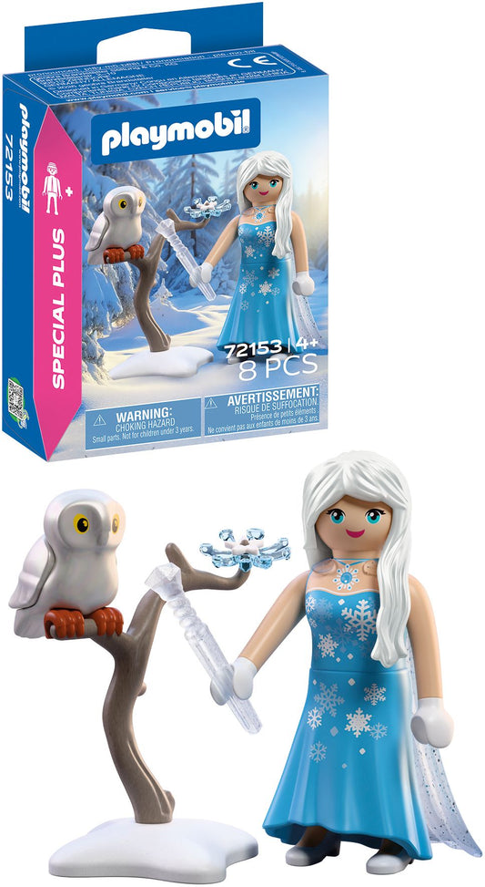 PLAYMOBIL Eisprinzessin mit Eule – 8 Teile, ab 4 Jahren