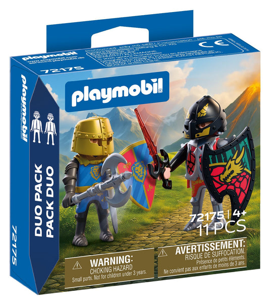 PLAYMOBIL DuoPack Ritterduell – Löwenritter & Drachenritter