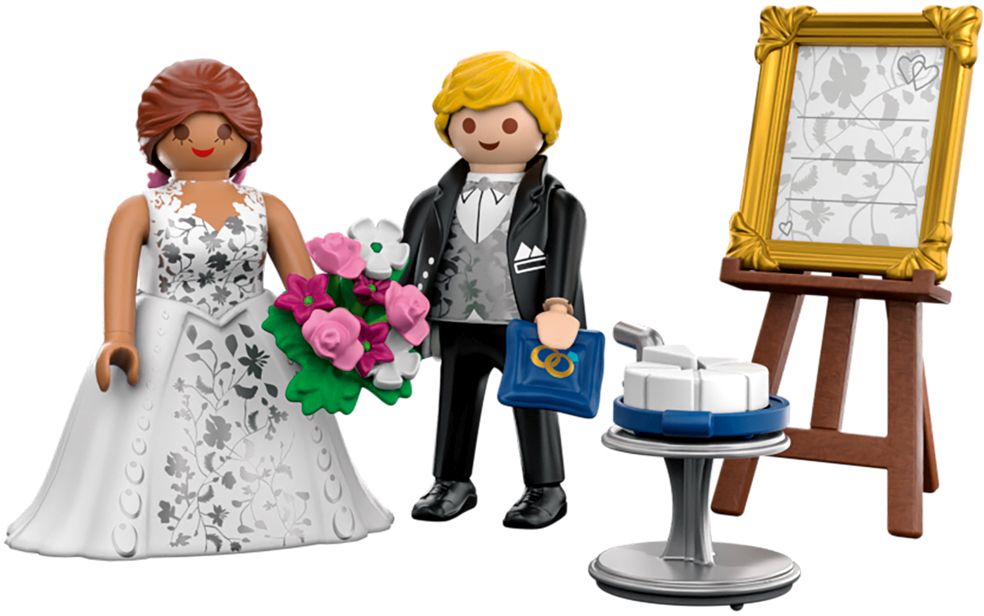PLAYMOBIL® Hochzeit – Brautpaar, Torte & Bilderrahmen