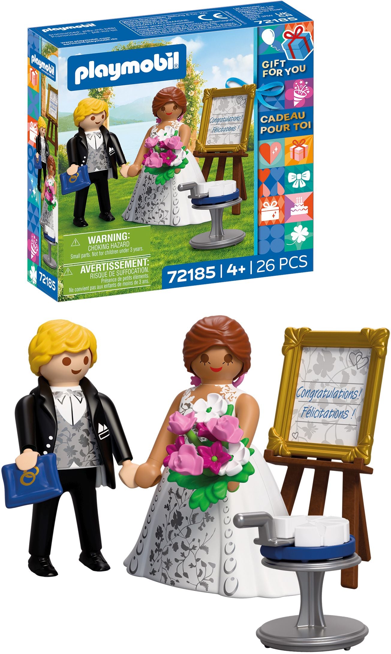 PLAYMOBIL® Hochzeit – Brautpaar, Torte & Bilderrahmen