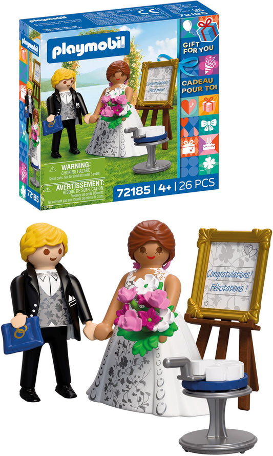 PLAYMOBIL® Hochzeit – Brautpaar, Torte & Bilderrahmen