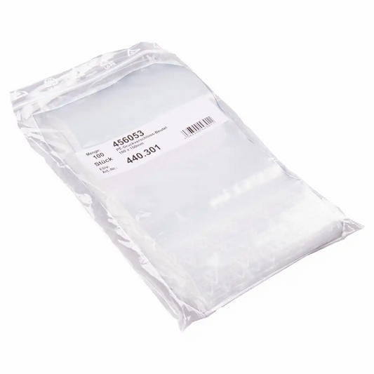 Druckbandbeutel 10x15cm 100 Stk - 50µ Idena Zip-Beutel