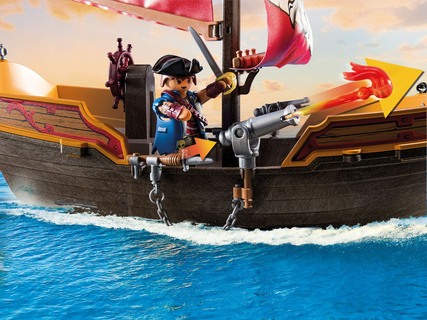 Playmobil Pirates Piratenschiff 71418 – ab 4 Jahren
