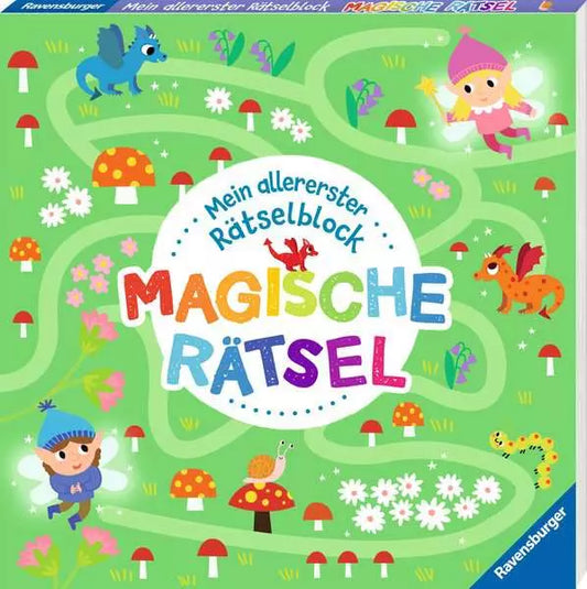 Mein allererster Rätselblock: Magische Rätsel - Perfekte Reisebeschäftigung ab 3 Jahren