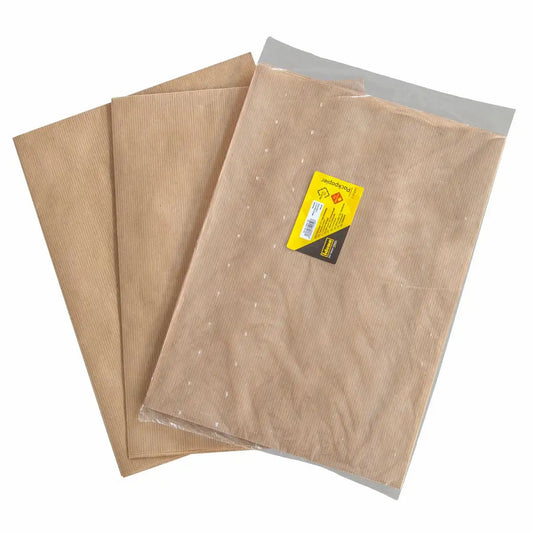 Idena Packpapier braun 70x100cm 2 Bogen 60g